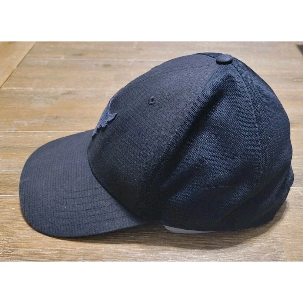 Men's Project Rock Black Trucker Hat Snapback Cap Under Armour Dark Gray Workout